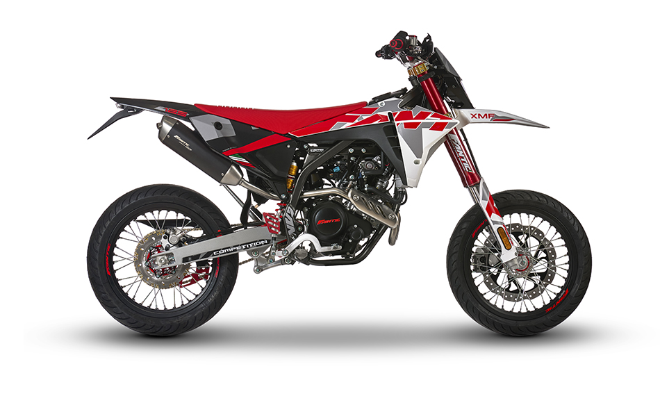 fantic 125 xmf competition 2025 rosso-bianco